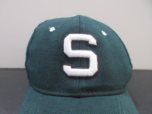 Michigan State Spartans Hat Cap Fitted Mens 7 Green College Basketball Zephyr - Picture 2 of 9