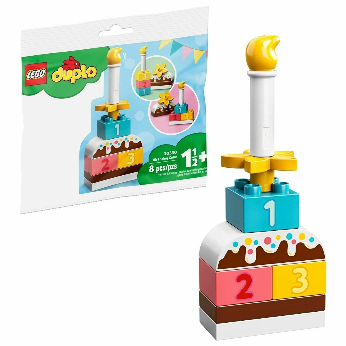 LEGO Duplo 30330 Birthday Cake in Polybag Brand New Sealed
