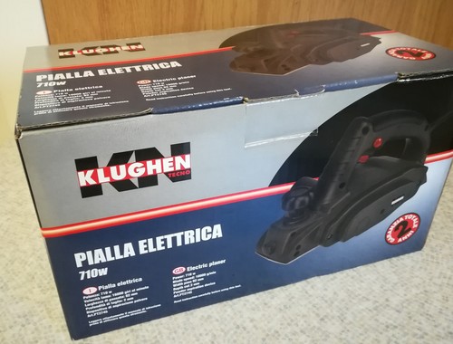 PIALLA ELETTRICA KLUGHEN 710w, con accessori, portatile, con scatola, nuova - Foto 5 di 6