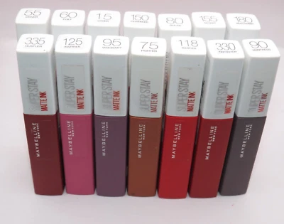 MAYBELLINE SUPER STAY MATTE INK LIQUID LIPSTICK 5ML - CHOOSE SHADE - Image 1 of 4