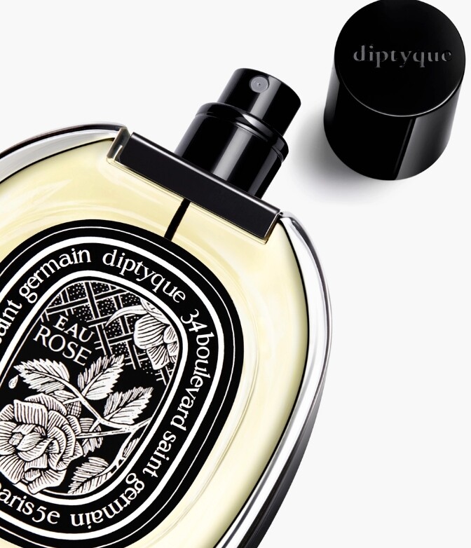 For Men's Eau de Parfum NEW IN SEALED BOX Diptyque Rose 2.5oz 75ML vaporisateur