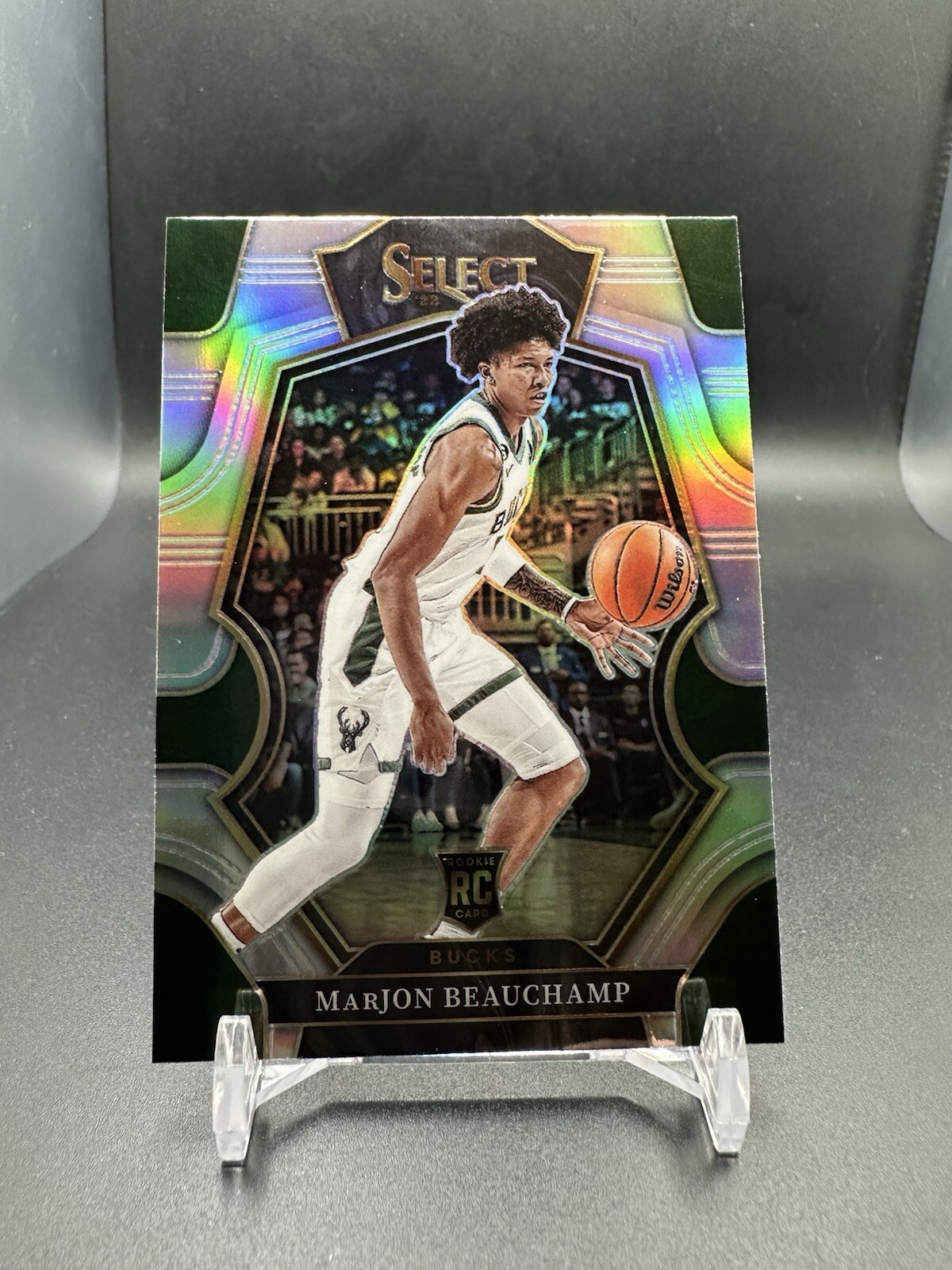 2022-23 Panini Select - Premier Level Silver Prizm #179 MarJon Beauchamp (RC)