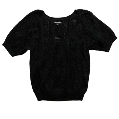 Short Sleeve Express Puff Sleeve Sweater Wish You Well Cable Knit