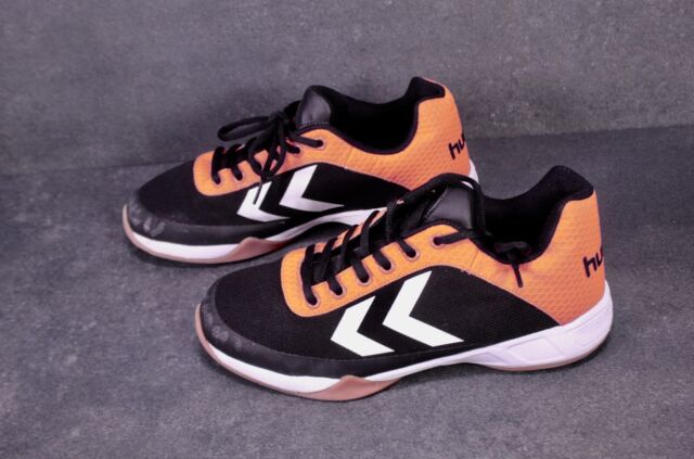 Hummel Root Play Damen Sneaker Handballschuhe Gr. 39 schwarz neon-orange SB1877 Hummel Root Play Damen Sneaker Handballschuhe Gr. 39 schwarz neon-orange SB1877