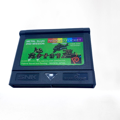 Metal Slug 2nd Mission Neo Geo Pocket NGP SNK 2000 Game Vintage 