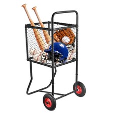 Baseball Carry Cart with Wheels 300 Ball Capacity Heavy-Duty Portable Storage