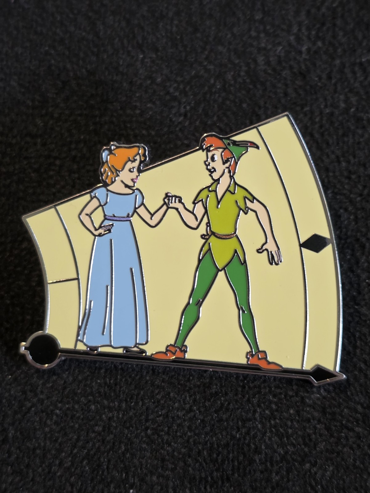 Disney 2025 Peter Pan and Wendy on Big Ben Clock Tower Pin (11)