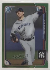 2015 Bowman Draft Chrome Green Refractor 66/99 Jeff Degano #44 j2c