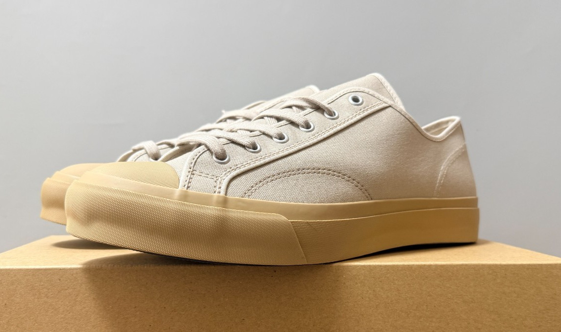 Moonstar FINE VULCANIZED LOWTRAINER BEIGE Hecho en Japón
