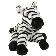 Adventure Planet Plush Animal Den - ZEBRA (Sitting - 8.5 inch) - New Stuffed Toy