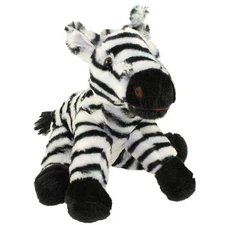 Adventure Planet Plush Animal Den - ZEBRA (Sitting - 8.5 inch) - New Stuffed Toy