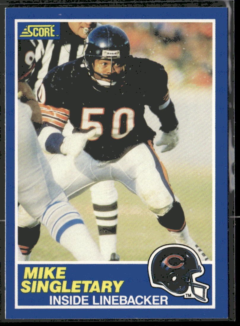 1989 Score Mike Singletary #50 Chicago Bears