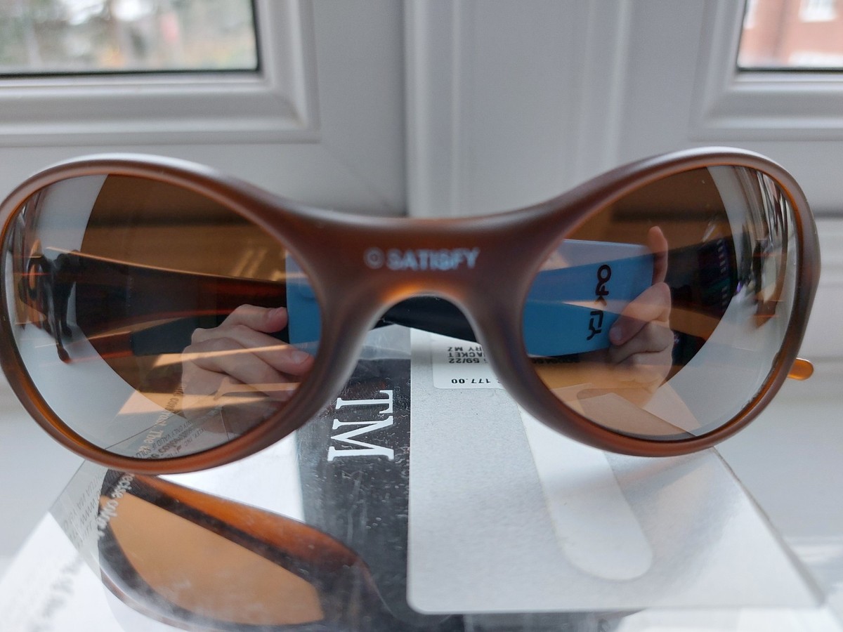 OAKLEY SATISFY COLLAB EYE JACKET ROOTBEER WITH 3 SETS OF LENSES