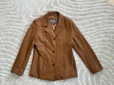90s Honey Caramel Colored Wilson Leather Women's Jacket