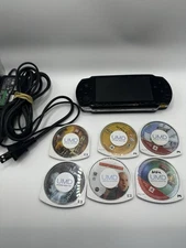 Sony PSP-1001 Console 3 Games 3 Movies Has Stick Drift