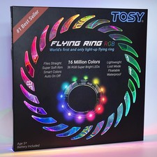 TOSY Flying Ring - 36 RGB Multicolor or 12 Monocolor LEDs, Super Bright, Lost...