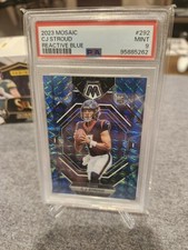 2023 Panini Mosaic - Reactive Blue Prizm CJ Stroud (RC) #292 PSA 9
