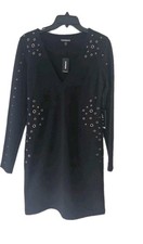 Express NWT Mini Black Dress with Silver Studs Size S