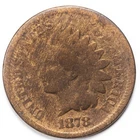1878 1C Indian Head Penny Cent - Exact Shown
