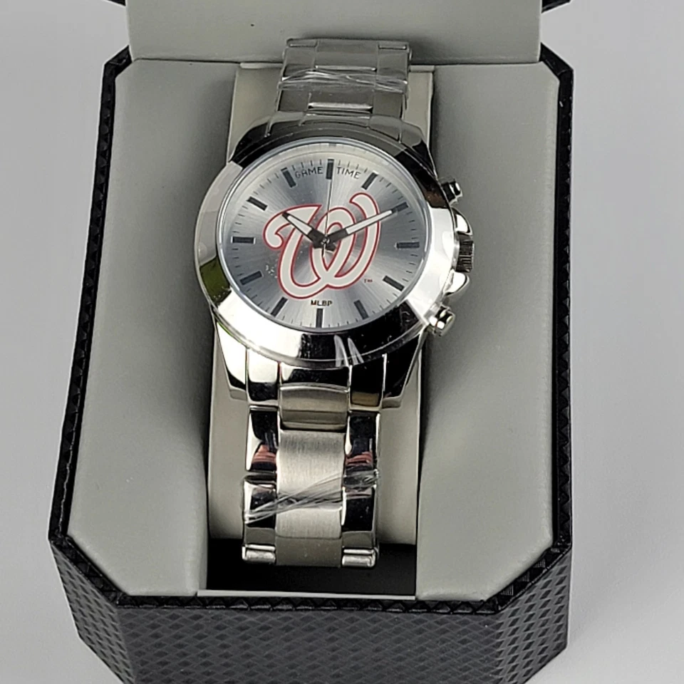 Washington Nationals MLB Game Time Watch, New In Box. Fresh Battery! - Image 3 of 4