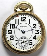 1913 Waltham 645 16s 21j RAILROAD Rolled Gold Plate Pocket Watch - Parts/Repair