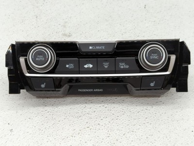 2016-2018 Honda Civic Ac Heater Climate Control Temperature Oem Y77WV