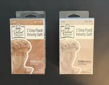 2 Folk Art Velvet Crush 2 Step Flock Kit Velvety Soft Brown  Ivory New in Box