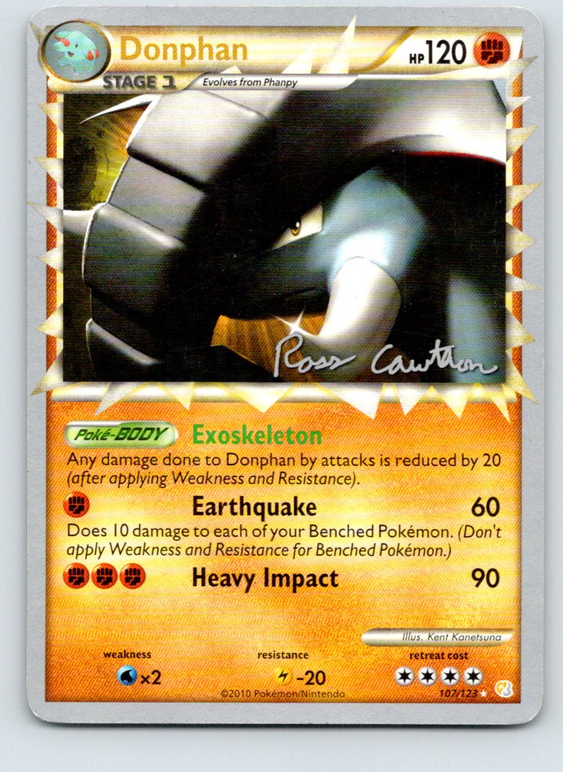 Pokémon TCG Heartgold & Soulsilver Donphan 107/123 EX B2D1
