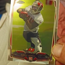 Topps Chrome Robert Herron Rookie Tampa Bay Buccaneers NFL Football Card 2014. rookie card picture