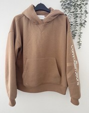 Image of Camel Brown Hoodie - CK Calvin Klein Jeans - Size M - New