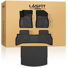 LASFIT Floor Mats for Chevrolet Trailblazer 2021-2026 1st & 2nd Row & Cargo Mat