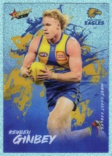 2026 AFL SELECT FOOTY STARS ADRENALINE ACETATE CARD A82 Reuben GINBEY WEST COAST