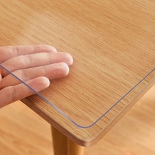 Veecano 30X96 Inch Clear Plastic Dining Room Table Protector Pvc Table Pad