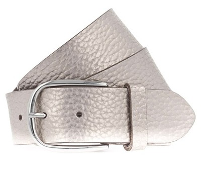 Vanzetti Glitter Radiance 40mm Metallic Belt W110 Gürtel Platinumgold Metallic