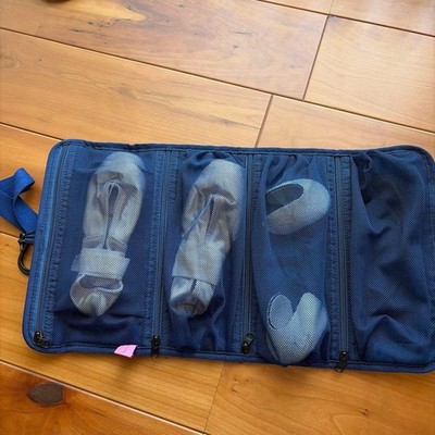Chacott Pink 23cm Ballet Toe Shoes with E-Pad Shoe Case, Used
