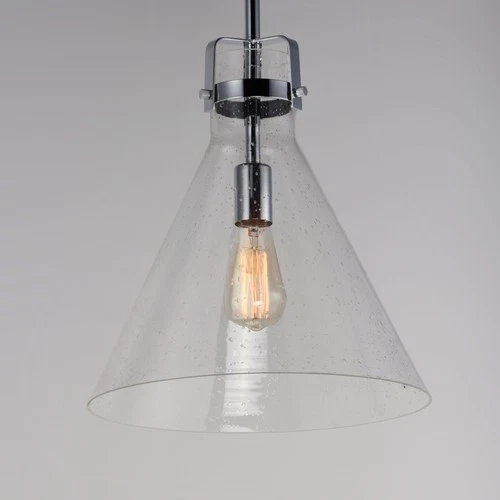 Maxim 26119CD Seafarer 14" Seedy Glass Shade Pendant - Picture 3 of 10