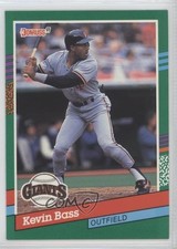 1991 Donruss Kevin Bass (3 Blue Stripes on Right Border) #630 1i3
