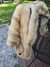 Strawbridge & Clothier Mink Stole Vintage
