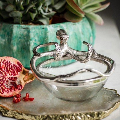 Kleine Oktopus Glasschale