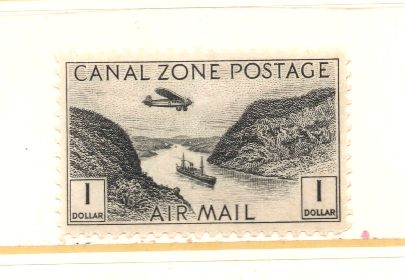 Canal Zone #C14 The 1931 $1.00 MH C.V. $10.00