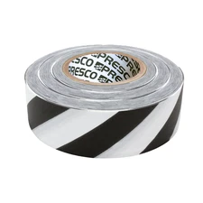 [NO ADHESIVE] Presco Stripe Patterned Roll Flagging Tape: 1-3/16 in. x 300 ft. W