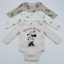 Disney Baby Girl 0/3 Months Bodysuits Rompers Tees Pooh Minnie Mouse Outfits Lot