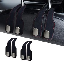 Car Seat Headrest Hooks for Purses and Bags, 2 Pack Bag Purse Holder for Car wit