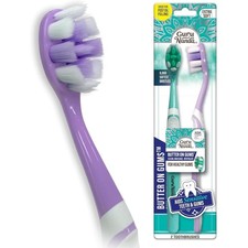 GuruNanda Butter on Gums Toothbrush with 1 Count Pack of 2 , Multicolor