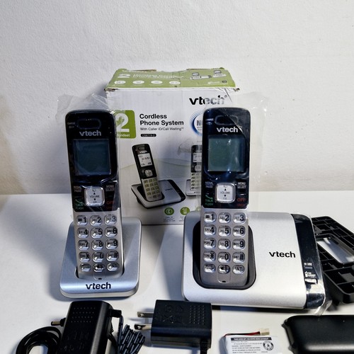 VTech CS6719 2 téléphones numériques sans fil appelant ID en attente 2 combinés (prise USA) - Photo 2/9