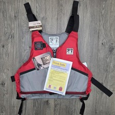 Body Glove Paddling Vest PFD Life Jacket L / XL 43-55 Red Gray NWT