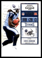 Chris Johnson 2010 Playoff Contenders #095 Titans NFL READ FREE SHIPPING