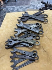(18) Vintage Auto Kit 100 Wrenches US Drop Forged Alloy Steel ANTIQUE TOOL KIT