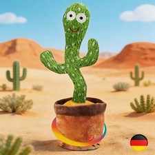 Sprechender Tanzender Kaktus mit Akku Plapper...