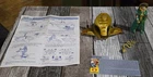 Vintage 1986 Hasbro G.I. Joe Cobra Serpentor W/ Air Chariot & Instructions READ